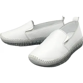 Dámské polobotky 248 0-170 bílá Klop Barva: Bílá, Velikost: 36