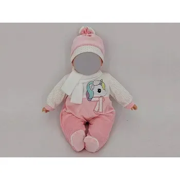 Doplněk pro panenku Oblečení s jednorožcem pro panenku miminko 35 cm