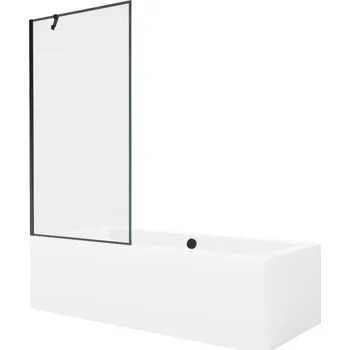 Vana Obdélníková akrylátová vana Mexen Cube, odtok uprostřed, 180 x 80 cm