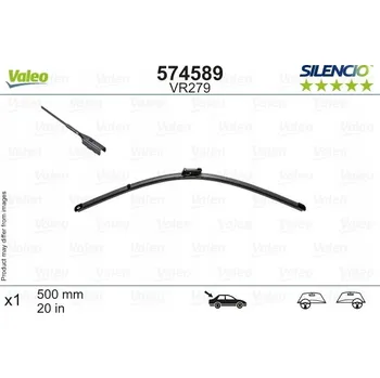 Stěrač Lišta stěrače Valeo 574589 zadní 500 mm
