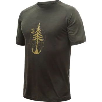 cyklistický dres Pánské triko kr.rukáv SENSOR MERINO AIR EARTH olive green M