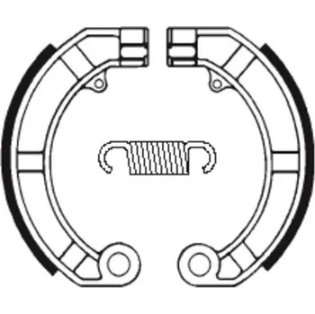 Nářadí na motocykly Organické brzdové čelisti TECNIUM Scooter - BA146 BA146