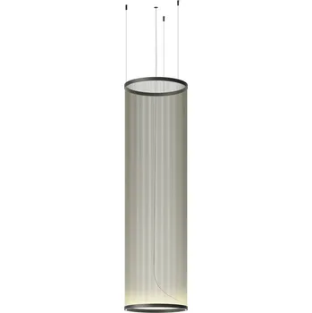 Vibia LED závěsné světlo ARRAY zelené 193 x 55 cm válec 927 stmívatelné zelený LED 33 W celkem - Doprava zdarma