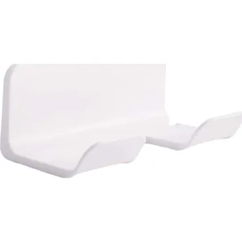 Fén Držák na fén, Stojan na fén, Organizér na stylingové nástroje s držákem na zástrčku, bílý