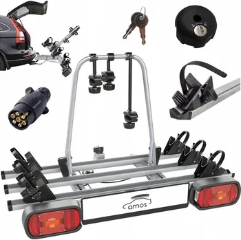 Nosič kol Nosič kol na tažné zařízení pro 3 kola Amos GIRO 3 7pin sklopný