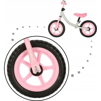 Odrážedlo Odrážedlo Trike Fix Balance bílo-růžové, kvalitní provedení