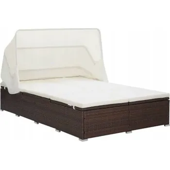 Zahradní lehátko Bílé plast Lehátko VidaXL