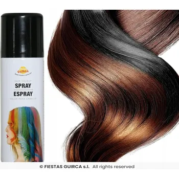 Stylingový přípravek Lak na vlasy Guirca černý lesklý 125 ml