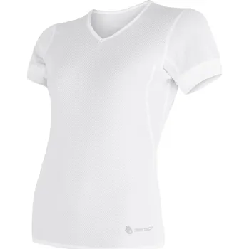 cyklistický dres Dámské triko kr.rukáv SENSOR COOLMAX AIR bílá M