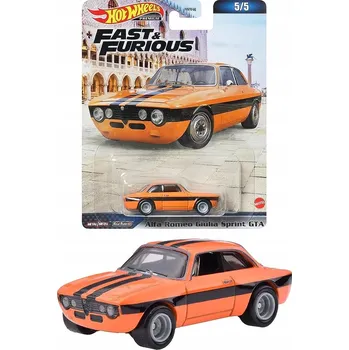 autíčko HOT WHEELS FAST & FURIOUS Alfa Romeo Giulia Sprint