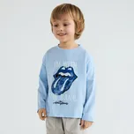 Reserved - Tričko s dlouhými rukávy The Rolling Stones - světle modrá - 051II-50X - 051II-50X-86