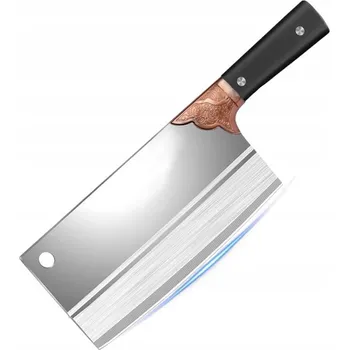 Kuchyňský nůž PROFESIONÁLNÍ KUCHYŇSKÁ SEKÁČEK NŮŽ NA MASO RYBY Z NEREZOVÉ OCELI DÁREK