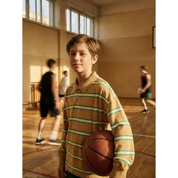 Oblečení a móda Sinsay - Bavlněné polo tričko - béžová - 116HO-80X - 116HO-80X-128