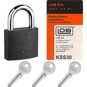 Visací zámek Visací zámek s klíčem LOB
