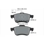 Sada brzdových destiček, kotoučová brzda PAGID T2464N