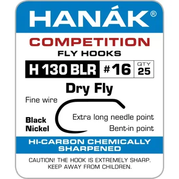 Muškařské háčky Hanák H 130 BLR vel. 16