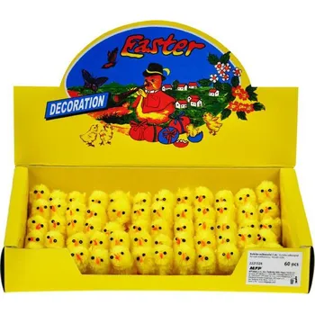 Velikonoční dekorace Velikonoční kuřátko 3 cm 1ks