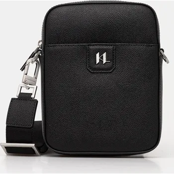 Kabelka Kožená taška Karl Lagerfeld K/MONOGRAM B1M30209 černá 99X, vel. ONE SIZE