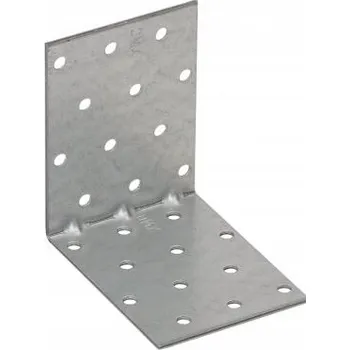 Tesařské kování Montážní úhelník Domax 4138 s prolisem 80x80x60 mm