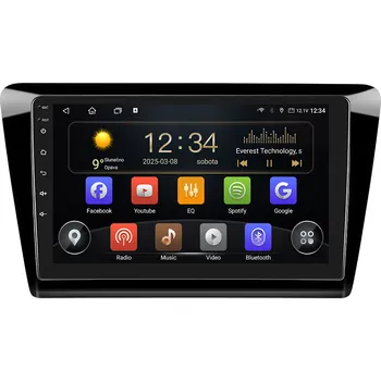 Autorádio T75-UN08M/A7746 Isudar 2DIN autorádio T75-IEV116 Android, Škoda Rapid