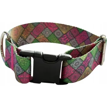 Obojek pro psa Široký obojek pro psa 4 cm s přezkou Aztec Zepnij L: 40-55 cm