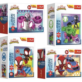 puzzle pro nejmenší Trefl Puzzle 20 dílků Puzzle 20 Mini Maxi Spidey