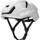 Cyklo přilba s headsetem S1, SENA (matná bílá) (Velikost: M)