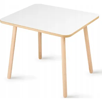 Konferenční stolek Dětský stolek obdélníkový bílý