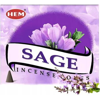 Vonná tyčinka Vonné kužely SAGE HEM ŠALVĚJ 10 Ks