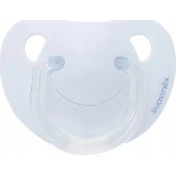 Dudlík Suavinex anatomický silikonový modrý 2 m + 1 ks