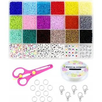 dětská sada na výrobu šperků Sada na výrobu náramků s písmenky