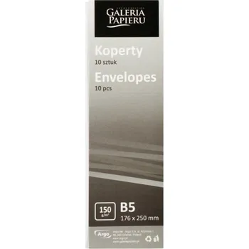 Obálka Ozdobná obálka B5 Pearl, diamantová bílá, 10 kusů