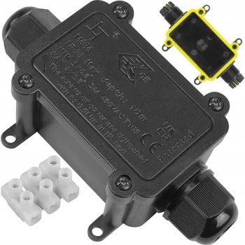 Elektroinstalační krabice Elektroinstalační krabice na omítku Lexton 42 x 68 x 37 mm