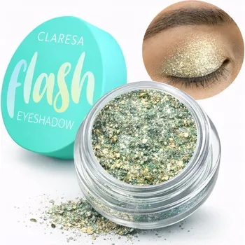 Oční stíny Claresa Třpytivé lesklé oční stíny FLASH 02 SNAKE STONE 3g