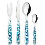 Guzzini BLUES Sada Příborů - Kompletní Sada 24 Kusů pro 6 Osob Modrá