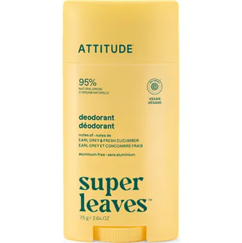 Attitude Přírodní deodorant Super leaves - Earl Grey & okurka 75g