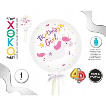 Balónek Fóliový balónek jednorožec - narozeninová dekorace