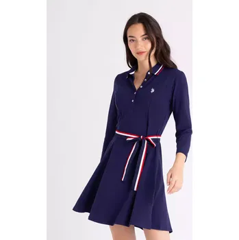 Dámské šaty U.S. Polo Assn. dámské šaty se 3/4 rukávem XL