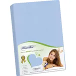 Prostěradlo jersey - 180x200 cm, modrá