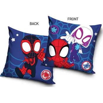 Polštář Dětský povlak na polštářek Spidey a Spin v Akci