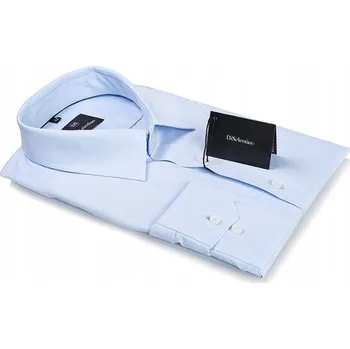 Pánská košile Pánská košile hladká světle modrá slim fit elegantní 45