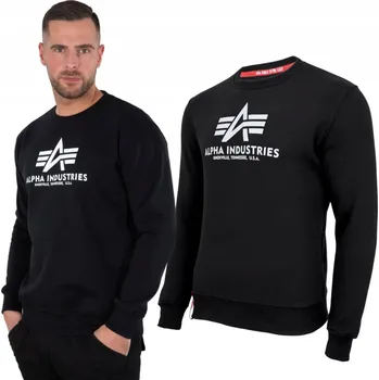 Pánská mikina Pánská mikina základní svetr Alpha Industries velikost M