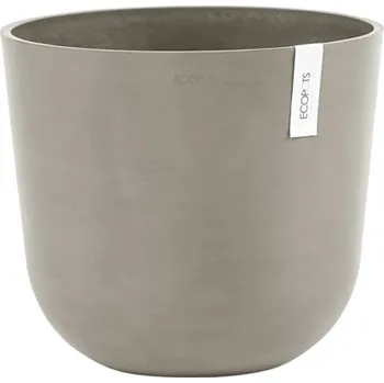Květináč Ecopots Oslo plastový Ø 32,9 cm 35 x 35 x 30,5 cm hnědý