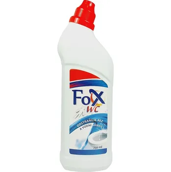 WC čistič Fox Cleaning WC čistič na rez a vodní kámen 750 ml