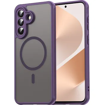 Pouzdro na mobilní telefon Techsuit - HaloFrost II MagSafe - Samsung Galaxy A57 5G - Fialová