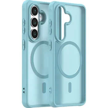 Pouzdro na mobilní telefon Techsuit - HaloFrost II MagSafe - Samsung Galaxy S26 - Mátově zelená