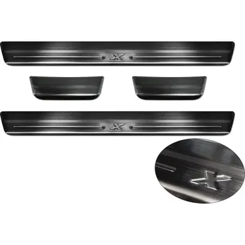 Auto-moto Avisa Prahové nerezové lišty Toyota Aygo X (od roku 2022>) černé -