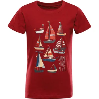 ALPINE PRO - BIGERO 2 DĚTSKÉ TRIKO Z NEMAČKAVÉHO MATERIÁLU