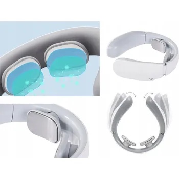 Masážní přístroj Masážní Přístroj na krk, elektrostimulátor zad a šíje, na baterie AA, relaxace a uvolnění