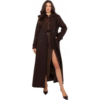 Dámské oblečení Dámský Elegantní Kabát Přechodový Dvouřadý s Kapsami